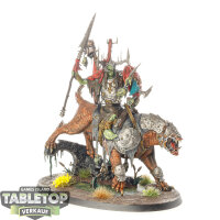 Orruk Warclans - Killaboss on Great Gnashtoof - bemalt