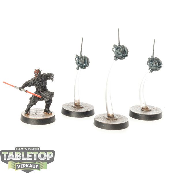 Separatisten - Darth Maul and Sith Probe Droids - bemalt