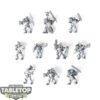 Space Wolves - 10 Grey Hunters - classic - unbemalt