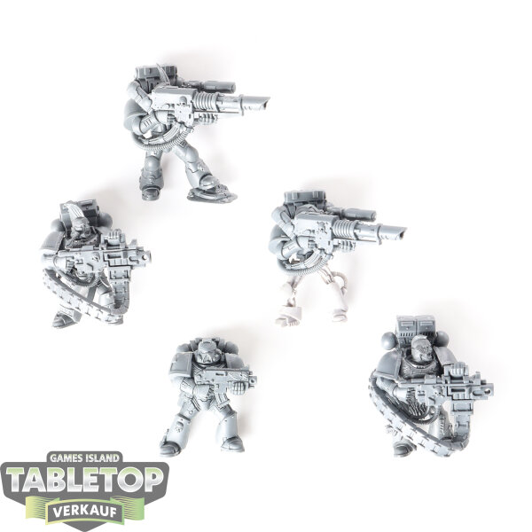 Space Marines - 5 Devastator - unbemalt