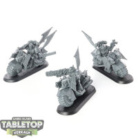 Dark Angels - 3x Ravenwing Bike Squadron - unbemalt