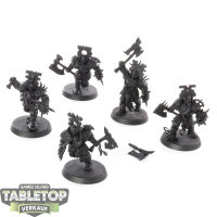 Blades of Khorne - 5x Blood Warriors - grundiert