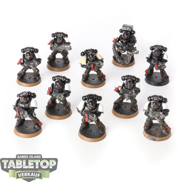 Black Templars - 10x Tactical Squad klassisch - bemalt