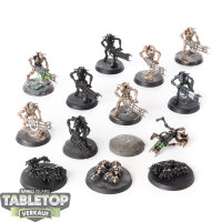 Necrons - 10x Necron Warriors - teilweise bemalt