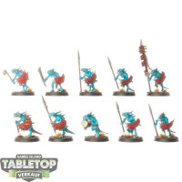 Seraphon - 10x Saurus Warriors - bemalt