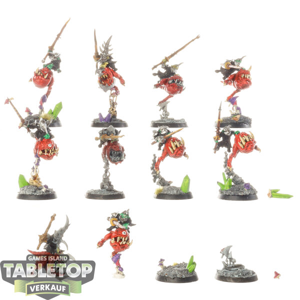 Gloomspite Gitz - 10x Boingrot Bounderz - bemalt