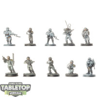 Astra Militarum - 10x Cadian Shock Troops - klassisch -...