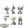 Chaos Space Marines - 5 Havocs classic - teilweise bemalt
