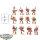 Chaos Space Marines - 12 Khorne Berzerkers classic - teilweise bemalt