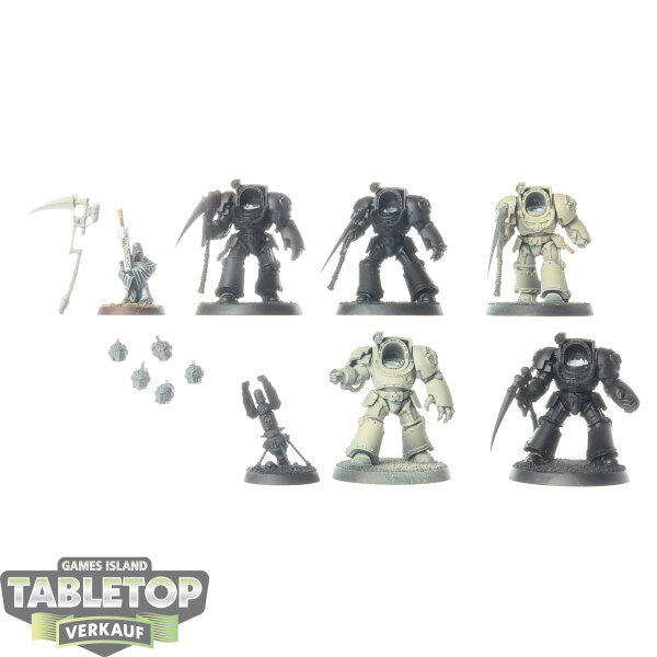 Space Marines - 5 Terminator Squad - teilweise bemalt