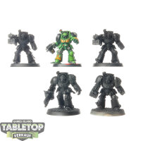Space Marines - 5 Terminator Squad - teilweise bemalt