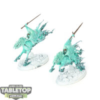 Nighthaunt - 2x Dreadblade Harrows - teilweise bemalt
