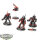 Tau Empire - 3x Stealth Battlesuits - bemalt