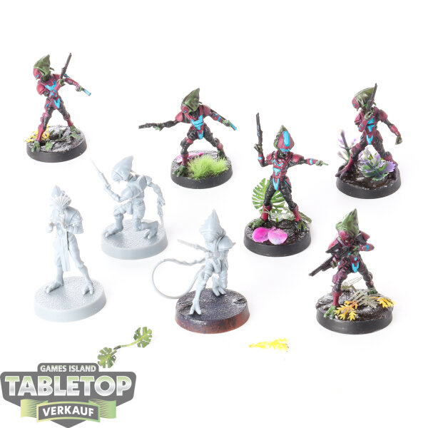 Schattenkollektiv - 7x Pyke Syndicate Foot - teilweise bemalt