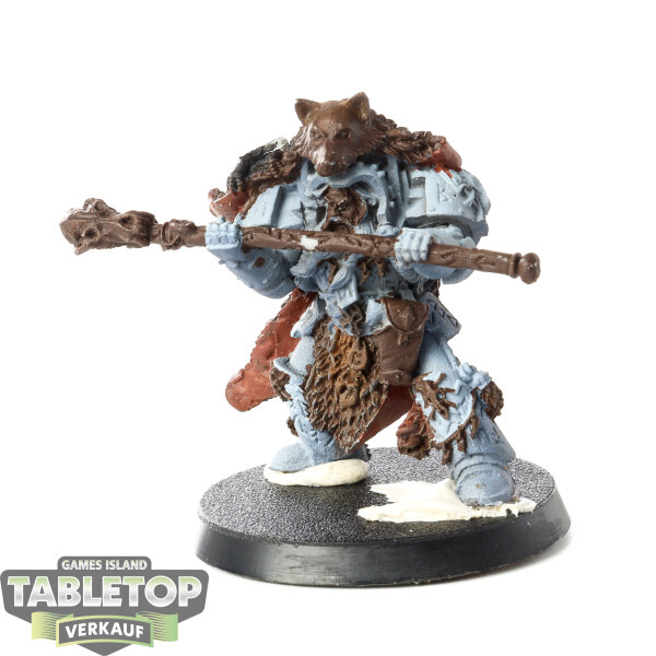 Space Wolves - Njal Stormcaller klassisch - teilweise bemalt