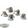 Space Wolves - 5 Wolf Guard Terminators - bemalt