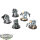 Space Wolves - 5 Wolf Guard Terminators - teilweise bemalt