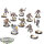 Space Wolves - 10 Grey Hunters klassisch - bemalt