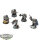 Space Wolves - 5 Wolf Scouts - bemalt