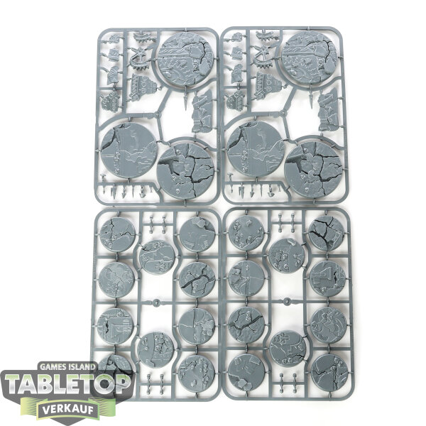 Bases - Shattered Dominion: Rundbases (40 mm & 65 mm) - im Gussrahmen