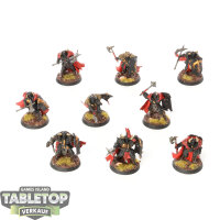 Slaves to Darkness - 9 Chaos Warriors - bemalt