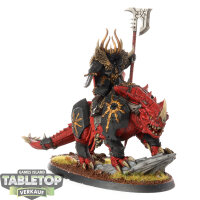 Slaves to Darkness - Chaos Lord on Karkadrak - bemalt