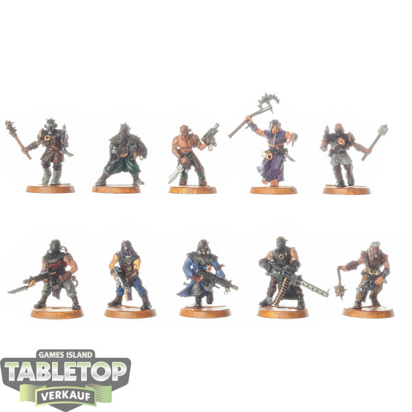 Chaos Space Marines - 10x Chaos Cultists Klassisch - bemalt