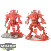 Chaos Knights - 2 War Dog Brigands - grundiert