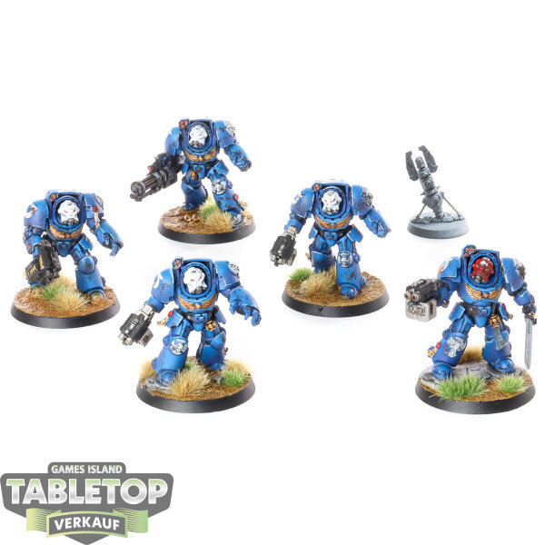 Ultramarines - 5 Terminator Squad - bemalt