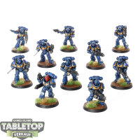 Ultramarines - 10 Intercessor Squad - bemalt