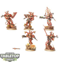 Blades of Khorne - 5 x Khorne Berzerkers - bemalt