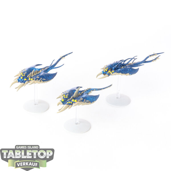 Disciples of Tzeentch - 3x Screamers - bemalt