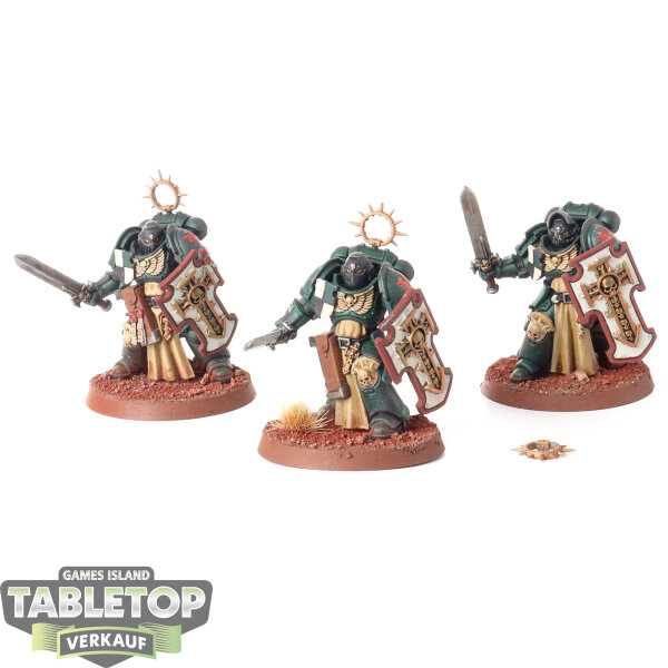 Dark Angels - 3x Bladeguard Veteran Squad - bemalt