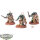 Dark Angels - 3x Bladeguard Veteran Squad - bemalt