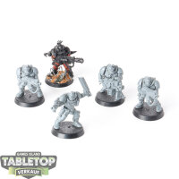 Space Marines - 5x Scouts klassisch - teilweise bemalt