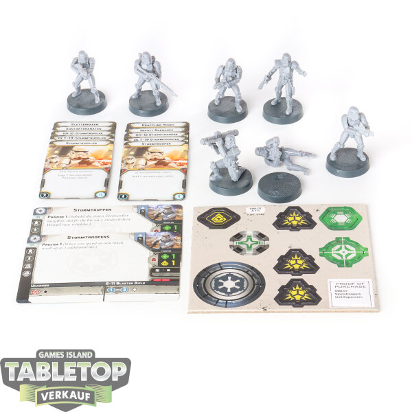 Galaktische Republik - 7x Stormtroopers klassisch  - unbemalt
