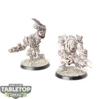 Miniaturen - 2 Ork Boss - teilweise bemalt