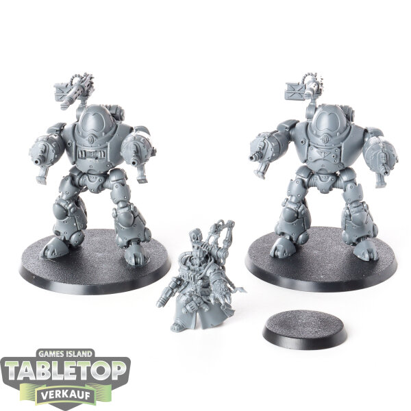 Adeptus Mechanicus - 2 Kastelan Robots - unbemalt