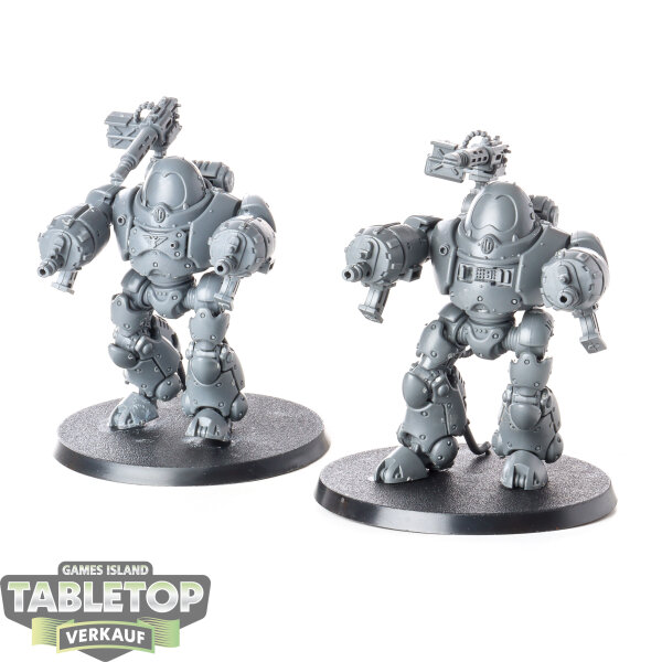 Adeptus Mechanicus - 2 Kastelan Robots - unbemalt