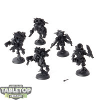 Orks - 5 Ork Stormboyz - grundiert