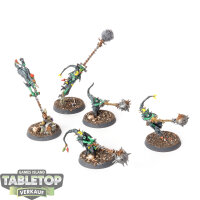 Gloomspite Gitz - 5 Loonsmasha Fanatics - bemalt