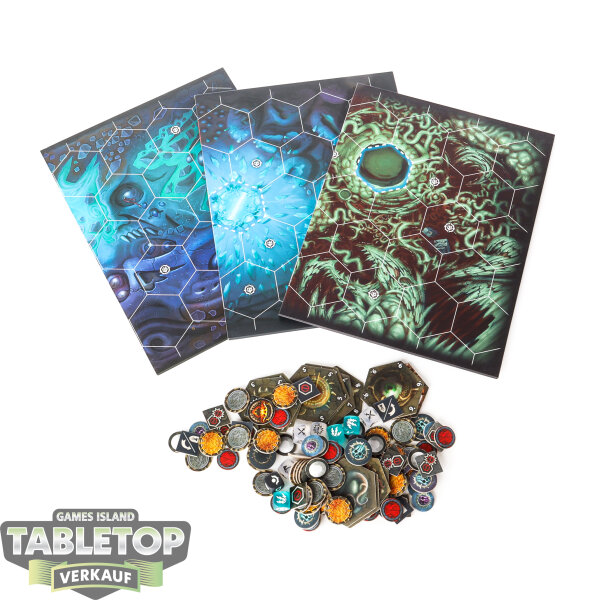 Spielzubehör - Warhammer Underworld - 3 Gaming Board, Token & Dice - Sonstiges
