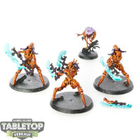 Necrons - 3 Skorpekh Destroyers - teilweise bemalt