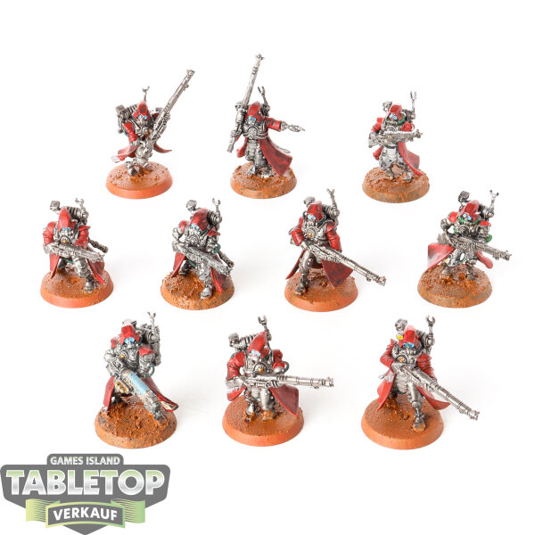 Adeptus Mechanicus - 10 Skitarii Rangers - bemalt