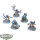 Genestealer Cults - 5 Hybrid Metamorphs - bemalt