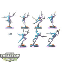 Aeldari - 7x Harlequin Troupe - bemalt