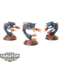 Disciples of Tzeentch - 3x Flamers - bemalt