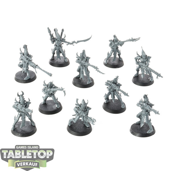 Drukhari - 10 Kabalite Warriors - unbemalt