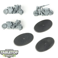 Space Marines - 3x Outriders - unbemalt