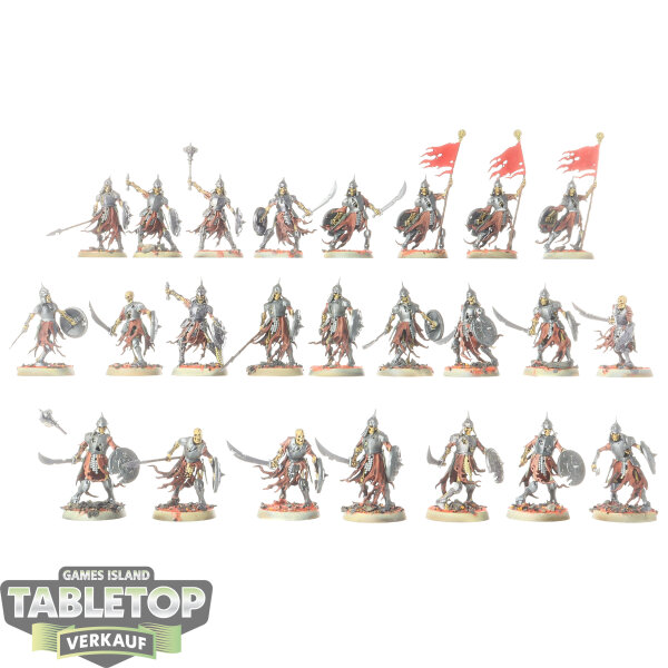 Soulblight Gravelords - 24x Deathrattle Skeletons - klassisch - bemalt